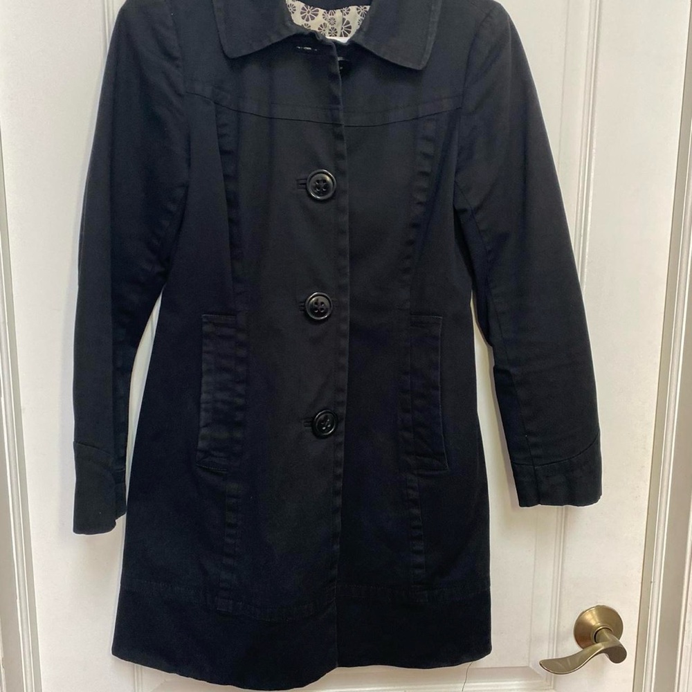 H&M Black Trench Coat